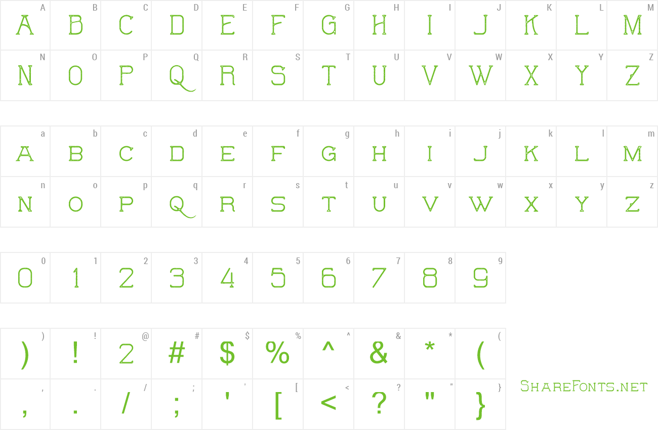 Font The Wild Hammers preview